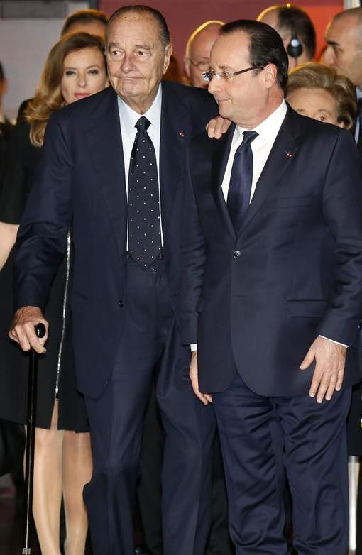 L'image touchante de Jacques Chirac très affaibli