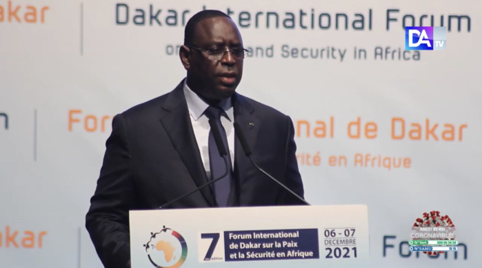 Macky Sall au 7ème Forum international de Dakar : « nous devons continuer à pointer du doigt les causes internes et externes des conflits sur le continent… »