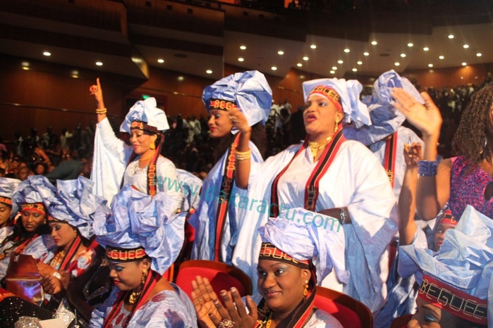Grand Bégué: Bébé Basse, la femme de Pape Diouf en compagnie de sa délégation au Grand Théâtre