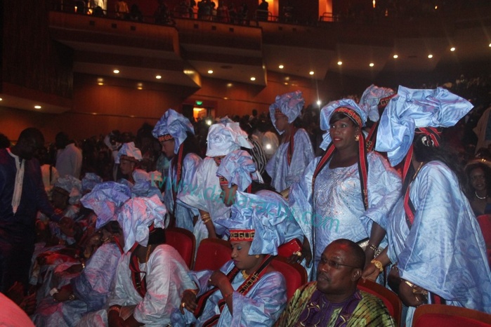 Grand Bégué: Bébé Basse, la femme de Pape Diouf en compagnie de sa délégation au Grand Théâtre