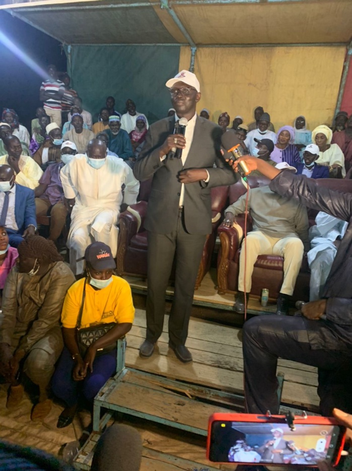 Locales à Thiaré : Le candidat Bamba Mbodj réussit le pari de la mobilisation et annonce un ambitieux programme pour changer le visage de sa commune.