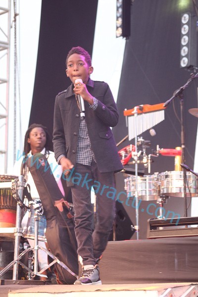 Le jeune chanteur philip Ndour au rendez-vous des enfants