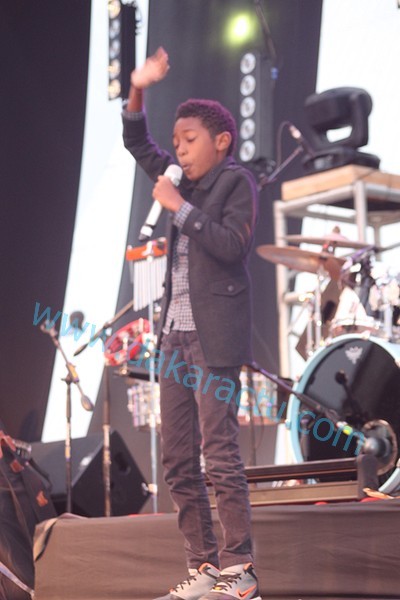 Le jeune chanteur philip Ndour au rendez-vous des enfants