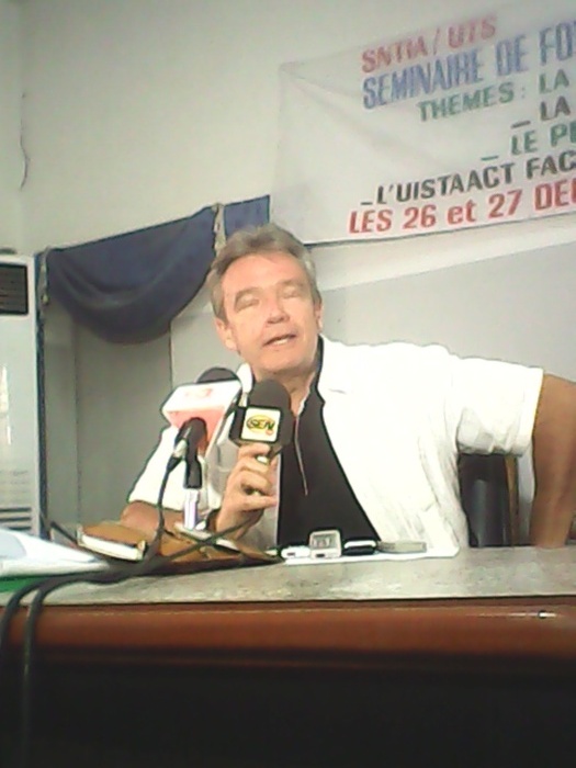 Freddy Huck de la FNAN/CGT à Diourbel « Nous regrettons encore la déclaration néocolonialiste de Sarkozy à Dakar »