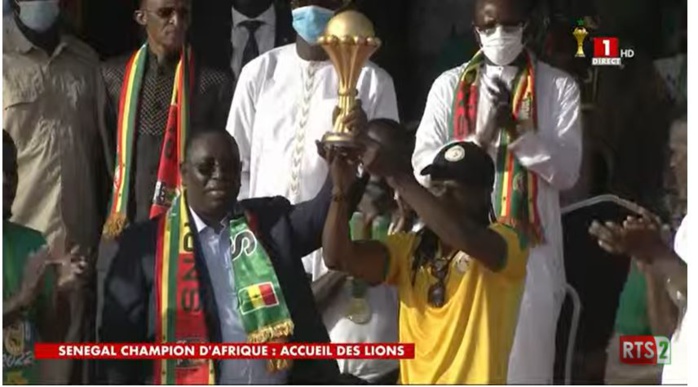 Macky Sall aux joueurs : « c’est une fierté que vous nous faites, le Sénégal vous récompensera à la hauteur de votre performance »
