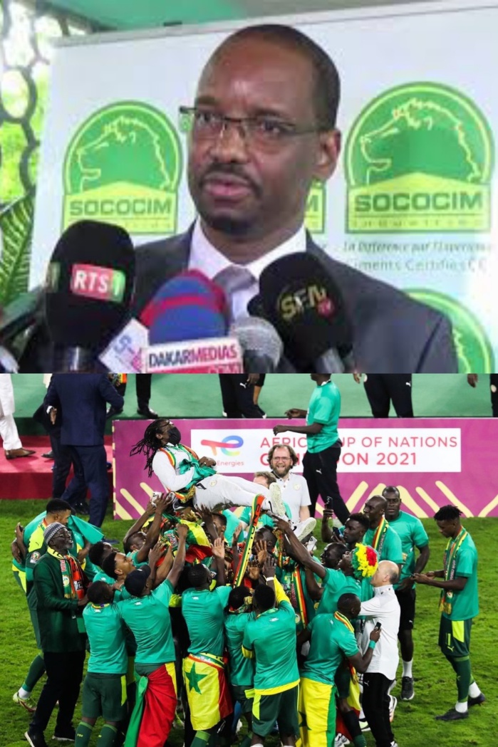 Récompense des Lions : la SOCOCIM offre 30 Tonnes de ciment à chaque lion.