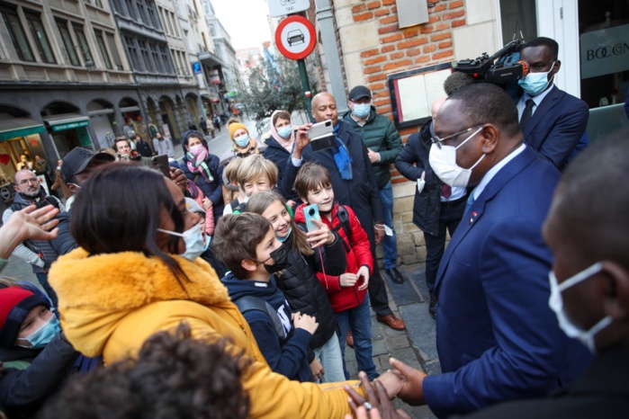 Bruxelles: le Président Macky Sall est arrivé pour les besoins du Sommet Europe Afrique. Bruxelles: le Président Macky Sall est arrivé pour les besoins du Sommet Europe Afrique.