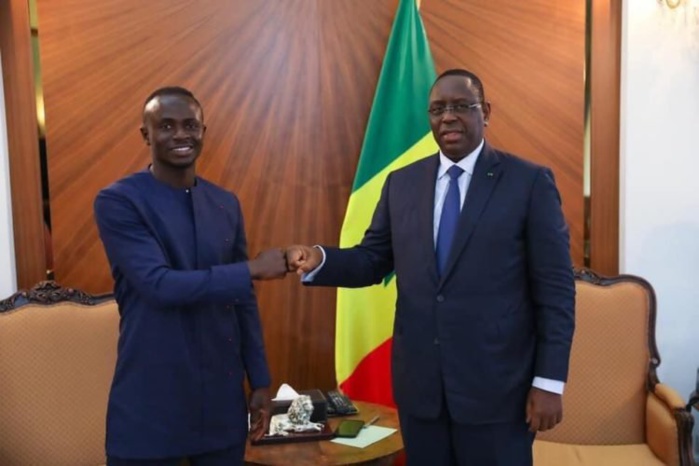 Macky Sall : « Sadio Mané a promis de mettre son ballon d'or au musée du stade Abdoulaye Wade... » Macky Sall : « Sadio Mané a promis de mettre son ballon d'or au musée du stade Abdoulaye Wade... »