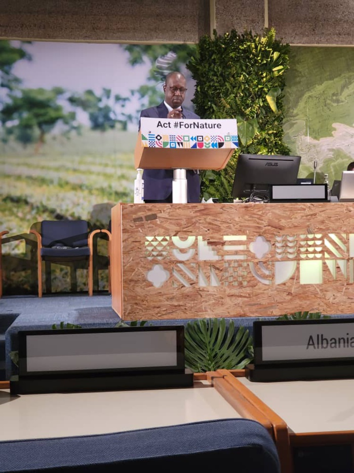 Kenya :  Abdou Karim Sall à la 5ème session de l'Assemblée Générale des Nations Unies sur l'environnement