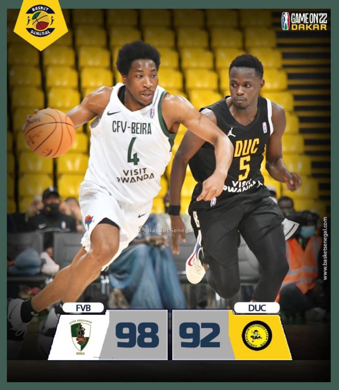 DUC - CFU-Beira (92-98) : Le Dakar Université Club concède une deuxième défaite de suite dans la Basketball Africa League (BAL). DUC - CFU-Beira (92-98) : Le Dakar Université Club concède une deuxième défaite de suite dans la Basketball Africa League (BAL).