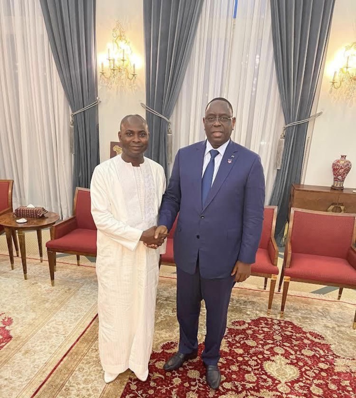 KOLDA : Mamadou Salif Sow (maire de Dialambéré) reçu en audience par Macky Sall...