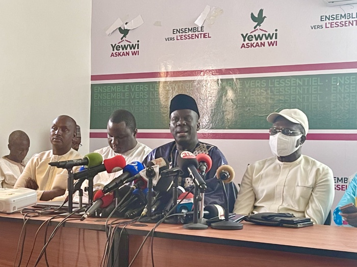 Élections locales 2022 : La coalition Yewwi Askan fait son maillage territorial et explique comment Benno Bokk Yakaar est talonnée… Élections locales 2022 : La coalition Yewwi Askan fait son maillage territorial et explique comment Benno Bokk Yakaar est talonnée…