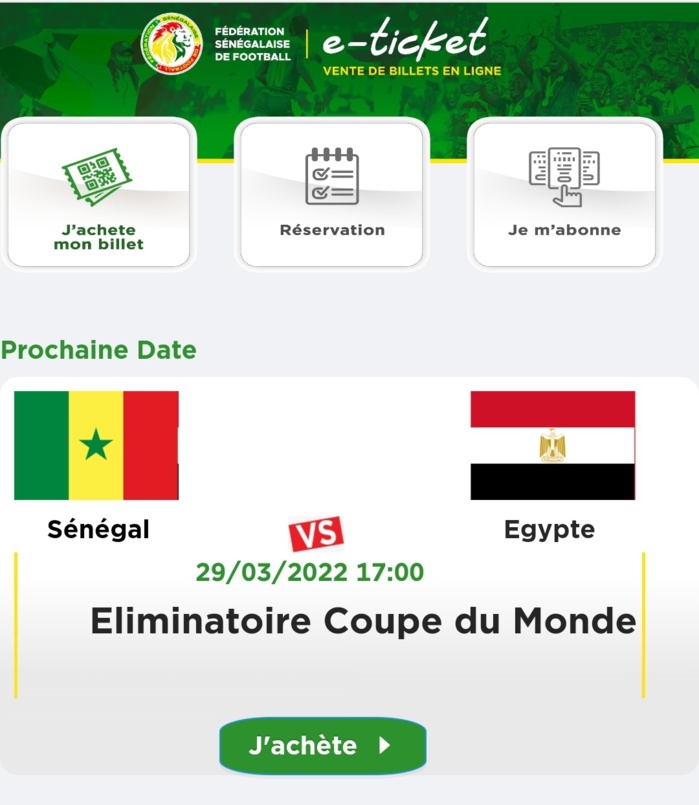 Match Sénégal vs Egypte / Billetterie : Le site Gaindeyi.com pris d’assaut par les supporters, quelques défaillances signalées… La FSF rassure… Match Sénégal vs Egypte / Billetterie : Le site Gaindeyi.com pris d’assaut par les supporters, quelques défaillances signalées… La FSF rassure…
