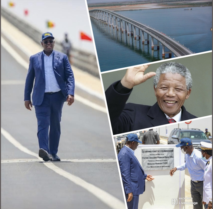 Pont à Péage de Foundiougne : L’édifice long de plus d’un kilomètre et demi, portera le nom de « Nelson Mandela »
