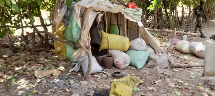 Casamance : une dizaine de sacs de chanvre saisis auprès du MFDC Casamance : une dizaine de sacs de chanvre saisis auprès du MFDC