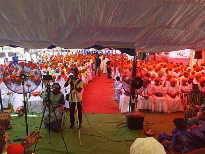 5ème édition de la conférence religieuse de la Plateforme les Linguères de Kaolack : Adji Mergane Kanouté invite les femmes à la remobilisation en direction des législatives.