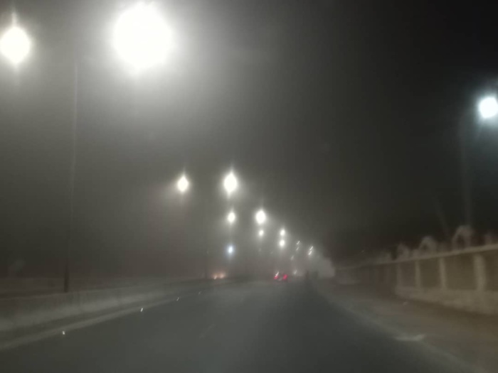 Météorologie : Un fort brouillard constaté dans la presqu’île de Dakar avec une faible visibilité.