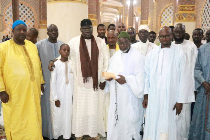 TOUBA- ( IMAGES) Serigne Bassirou Mbacké  Khadim Awa Bâ apporte son traditionnel soutien à Muqadimatul Qidma