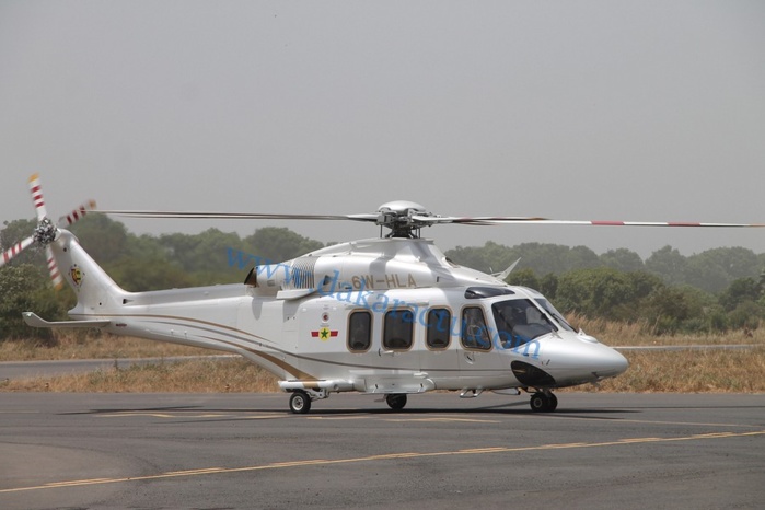 Arrivée de Macky Sall à Ziguinchor : Voici le tout nouvel hélicoptère du Président de la République