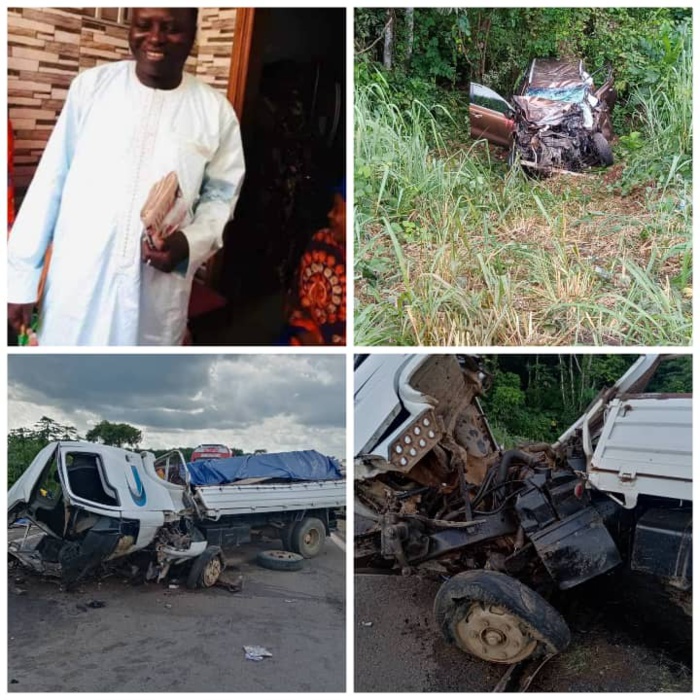 Côte d’Ivoire – Trois sénégalais dont un ancien cadre de la BCEAO meurent dans un violent accident sur la route de Yamoussoukro