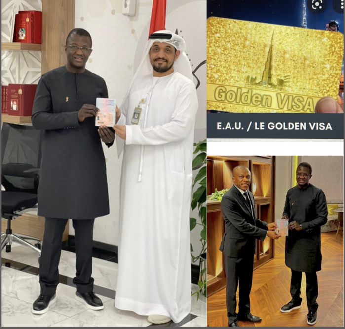 Distinction : Le Dr Malick Diop obtient des Émirats Arabes Unis le Golden Visa.