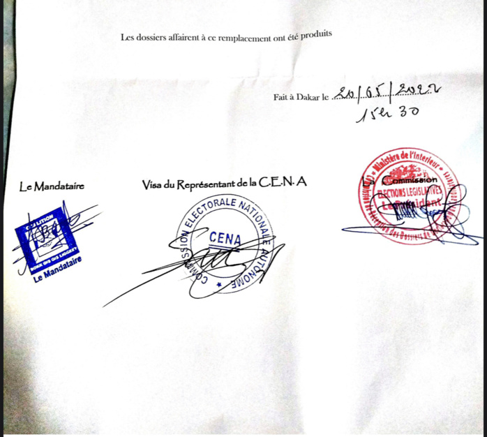 Élections Législatives 2022 : La coalition Bokk Gis Gis a reçu son quitus. Élections Législatives 2022 : La coalition Bokk Gis Gis a reçu son quitus.