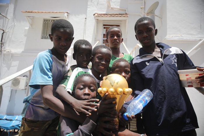 Thiès - Découvrez les IMAGES inédites de la présentation du trophée de la CAN