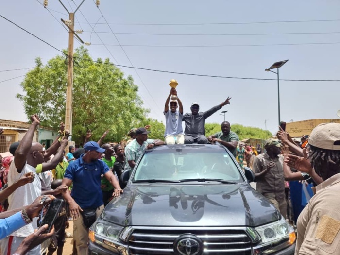 Le trophée de la Can dans les régions : Fanaye réserve un accueil chaleureux à la caravane du « Trophy Tour »