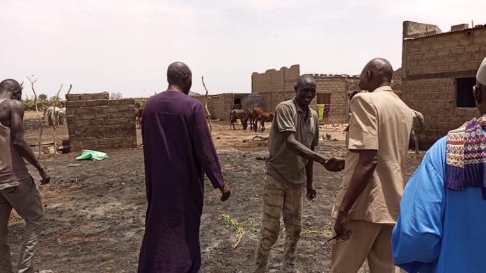 Koungheul : le village de Touba Bogo décimé par un incendie. Koungheul : le village de Touba Bogo décimé par un incendie.