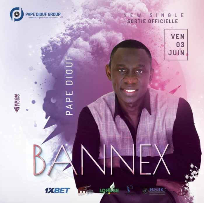 « Bannex » : Pape Diouf nous revient dans son style tendance, universel et groove. « Bannex » : Pape Diouf nous revient dans son style tendance, universel et groove.