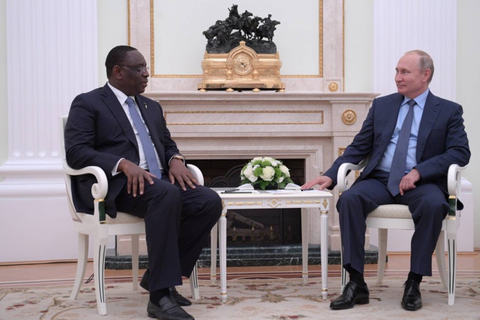 Le président de l'Union africaine chez Poutine, crise alimentaire en toile de fond