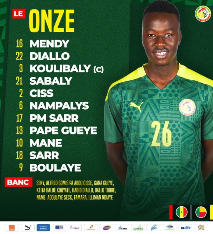 Éliminatoires CAN 2023 / Sénégal Va Bénin : Aliou Cissé effectue quelques changements dans le Onze de départ et lance Pape Matar Sarr au milieu  