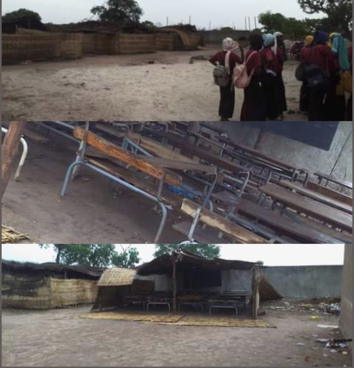 KOLDA : une violente tornade emporte les abris provisoires du lycée de Guiro Yoro Bocar…