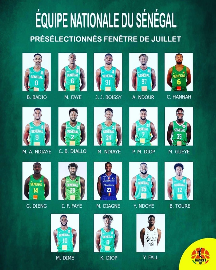 Basket – Éliminatoires Coupe du monde 2023 : 20 joueurs convoqués pour la troisième fenêtre ! Basket – Éliminatoires Coupe du monde 2023 : 20 joueurs convoqués pour la troisième fenêtre !