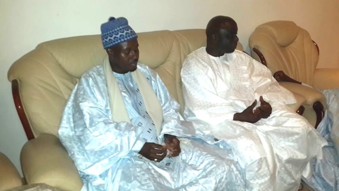 Idrissa  Seck à Touba pour présenter ses condoléances à Serigne Bassirou M'backé Abdou Khadre.
