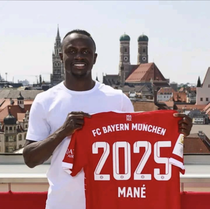 Transfert : Sadio Mané s'engage officiellement avec le Bayern Munich jusqu'en 2025 Transfert : Sadio Mané s'engage officiellement avec le Bayern Munich jusqu'en 2025