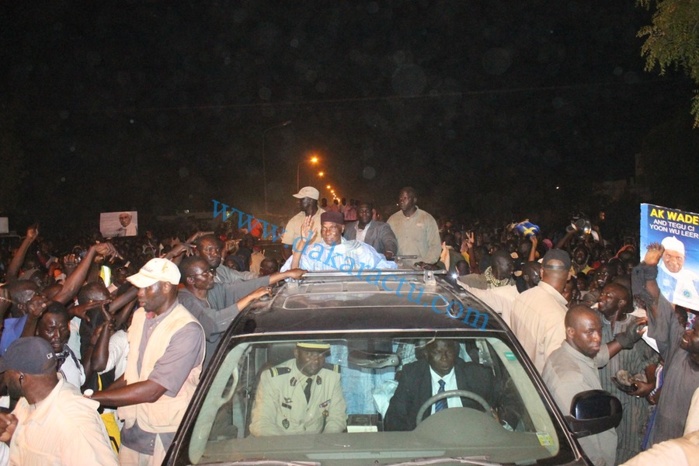 Les images de la grande mobilisation des partisans de Me Wade à Touba