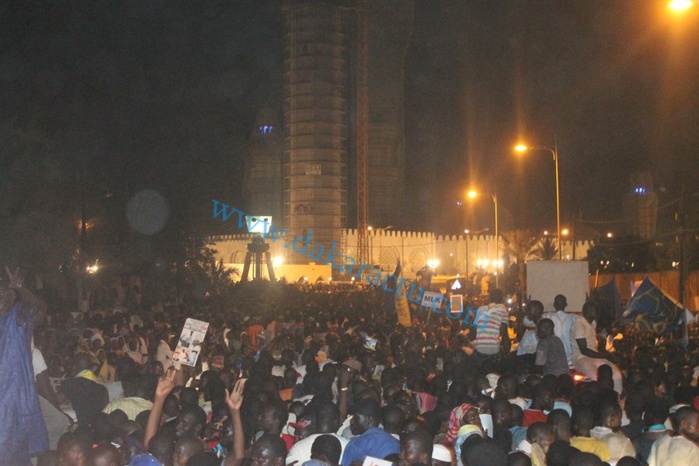 Les images de la grande mobilisation des partisans de Me Wade à Touba