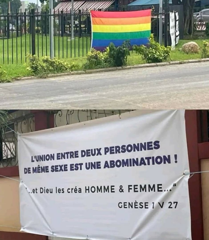 Promotion de l'homosexualité : le drapeau LGBT flotte à l'ambassade des USA en Côte d'Ivoire. Et si c'était au Sénégal?
