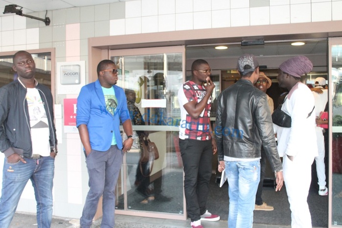 Les images de Wally Seck à son hôtel au Concorde LaFayette