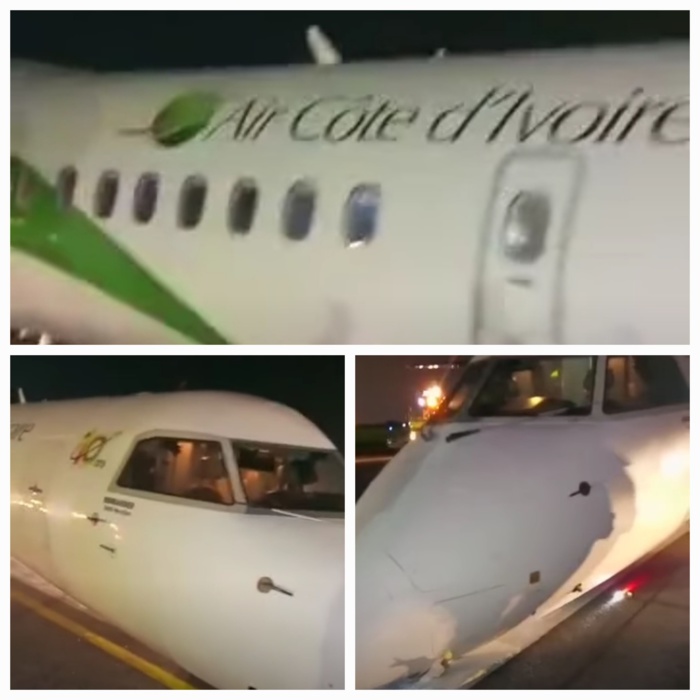 Urgent / Aéroport Felix H. BOIGNY : Un avion d'Air Côte-d'Ivoire rate son atterrissage, les vols déroutés sur Accra.
