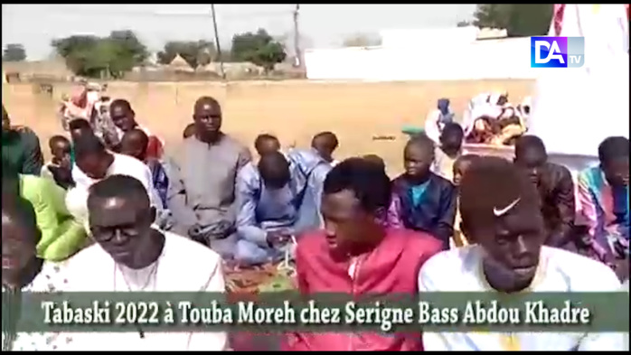 Tabaski 2022 : Célébration en Images de la fête de l'Aïd El Kébir à Touba Moreh Chez Serigne Bass Abdou Khadr avec l'Imam Cheikh Mouhamadou Mamoun Bousso