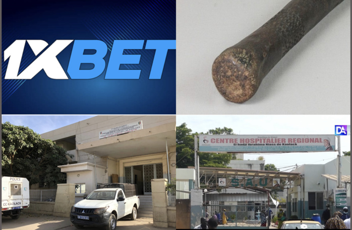 Kaolack / Vol avec effraction à SAM : Le gérant d'une auberge violemment agressé à coups de pilon, "entre la vie et la mort"... Le présumé auteur qui a été déféré au parquet, jouait à 1XBET avec l'argent de sa victime. Kaolack / Vol avec effraction à SAM : Le gérant d'une auberge violemment agressé à coups de pilon, "entre la vie et la mort"... Le présumé auteur qui a été déféré au parquet, jouait à 1XBET avec l'argent de sa victime.