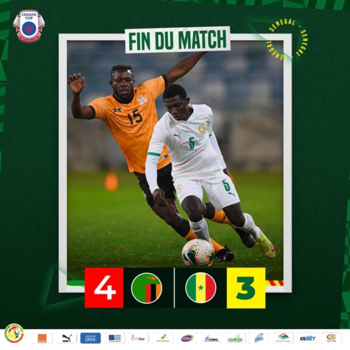 Coupe Cosafa 2022 : La Zambie défait le Sénégal 4-3 et file en finale…