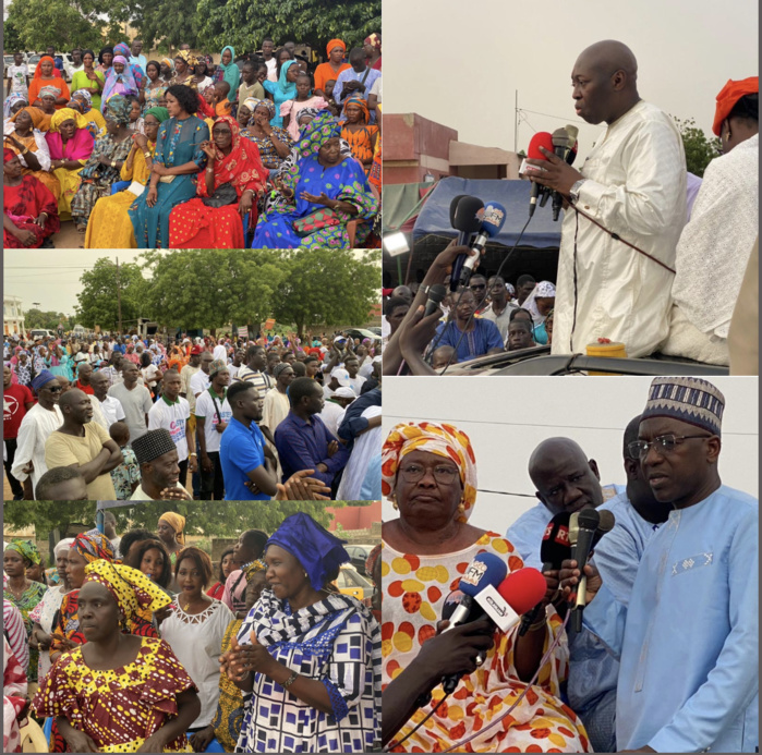 Kaolack, Gossas, Guinguinéo : La coalition Wallu Sénégal en communion avec les populations du Saloum.