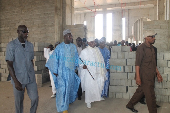 Visite du chantier de la mosquée « Massalikoul Djinan » : Abdoulaye Wade satisfait de l'état d'avancement des travaux