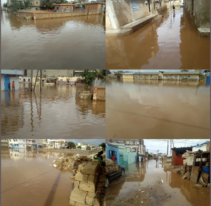 Cité Djikom de Guédiawaye : L’école 20 et la station de pompage sous les eaux, la population dans le désarroi accuse...