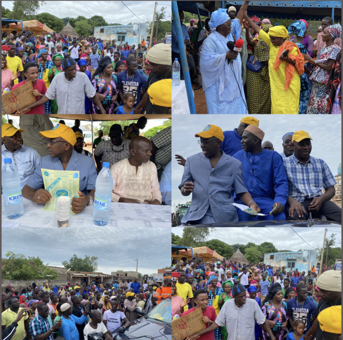 Salémata et Saraya : La collation Wallu Sénégal à la rencontre des militants libéraux dans l’Est du pays. Salémata et Saraya : La collation Wallu Sénégal à la rencontre des militants libéraux dans l’Est du pays.