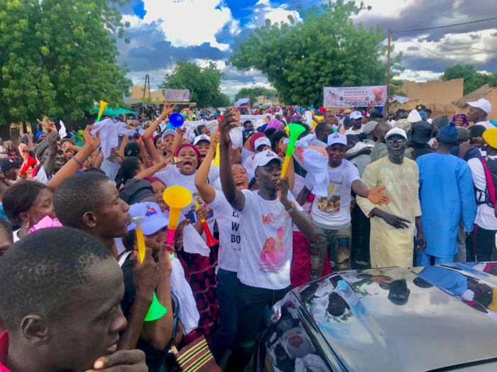 Accueil de Mimi Touré à Koungheul : Mayacine Camara mobilise ses troupes! Accueil de Mimi Touré à Koungheul : Mayacine Camara mobilise ses troupes!