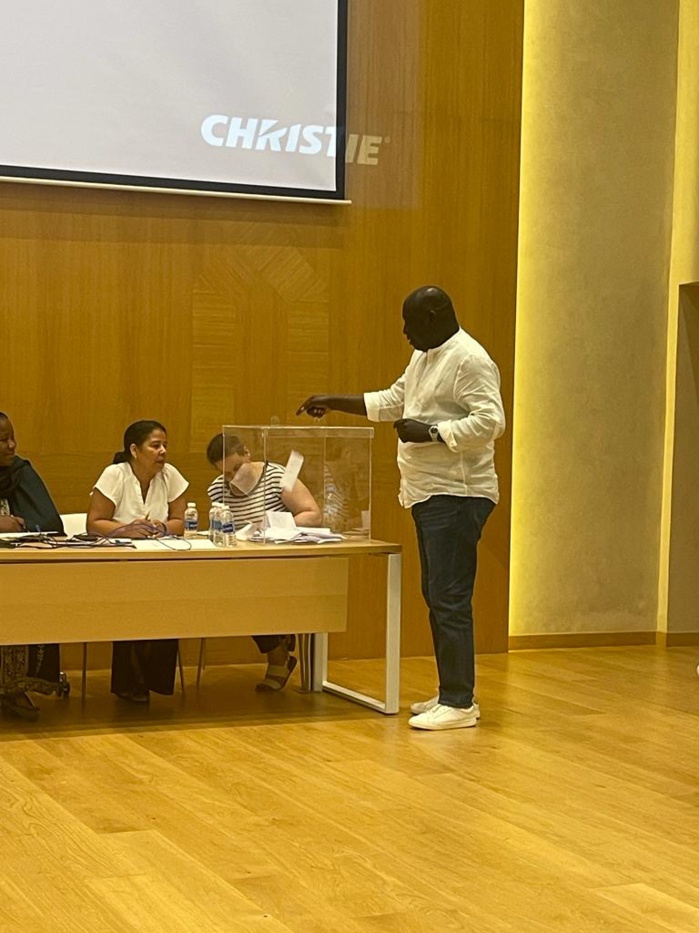 Maroc (Benguérir) : Anne-Cécile Robert, la nouvelle présidente de l'UPF. Maroc (Benguérir) : Anne-Cécile Robert, la nouvelle présidente de l'UPF.